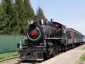 Waterloo Central Railway Steam Train at St Jacobs    